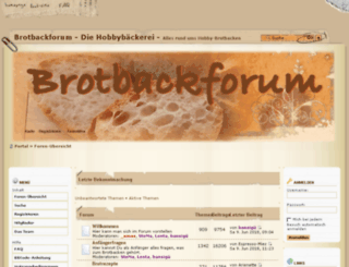 brotbackforum.iphpbb3.com screenshot