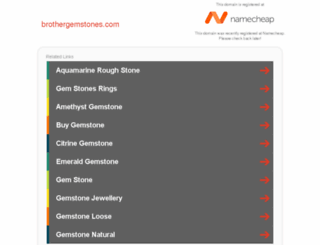 brothergemstones.com screenshot