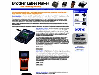 brotherlabelmaker.com screenshot