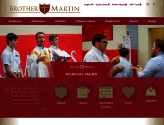 brothermartin.com screenshot