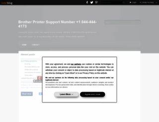 brotherprintertechsupportnumber.over-blog.com screenshot