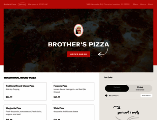 brotherspizzaprinceton.com screenshot