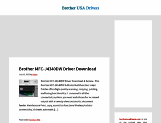 brotherusadrivers.com screenshot
