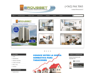 brousset.cl screenshot