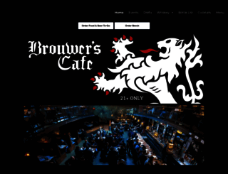 brouwerscafe.com screenshot