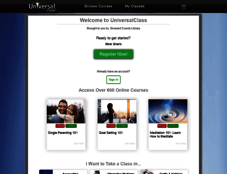 browardfl.universalclass.com screenshot