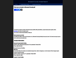 browardinmatesearch.org screenshot