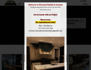 browardmarbleandgranite.com screenshot