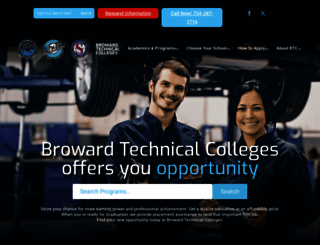 browardtechnicalcolleges.com screenshot