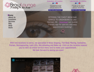 browloungenc.com screenshot