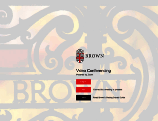 brown.zoom.us screenshot