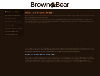 brownbear.org screenshot