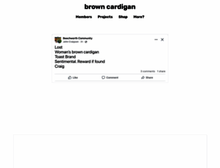 browncardigan.com screenshot