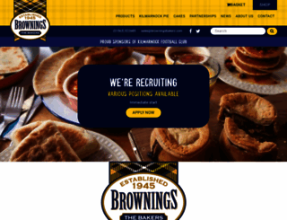 browningsbakers.co.uk screenshot