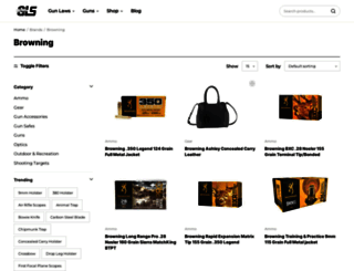 browningshop.com screenshot
