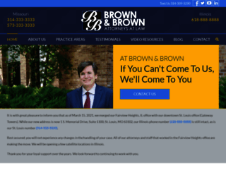brownlawoffice.com screenshot