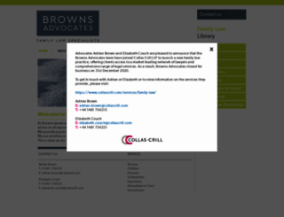 brownsadvocates.com screenshot