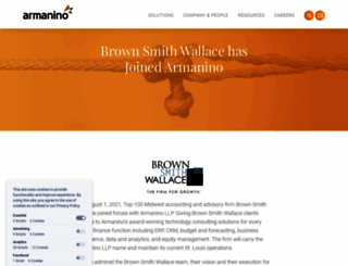 brownsmithwallace.com screenshot