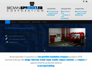 brownsprinkler.com screenshot