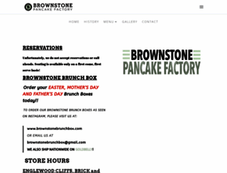 brownstonepancakefactory.com screenshot