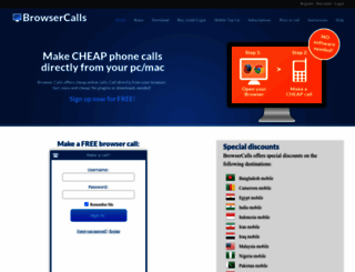 browsercalls.com screenshot