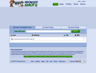 browsershots.org screenshot