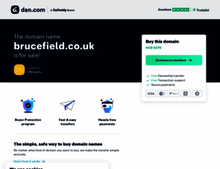 brucefield.co.uk screenshot