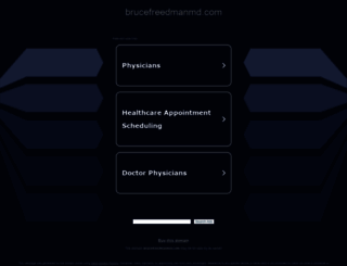 brucefreedmanmd.com screenshot