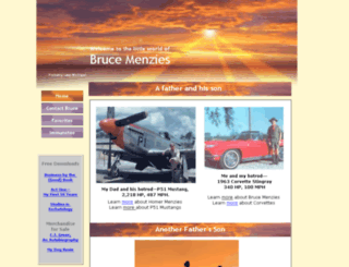 brucemenzies.com screenshot