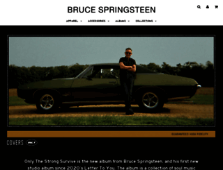 brucespringsteen.fanfire.com screenshot