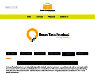 brucestaxispeterhead.com screenshot