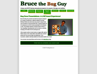 brucethebugguy.net screenshot