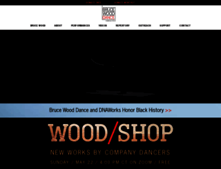 brucewooddance.org screenshot