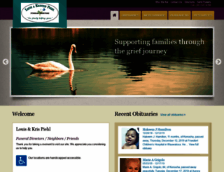 bruchfuneralhome.net screenshot