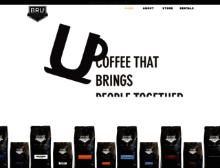 brucoffeeroasters.co.za screenshot