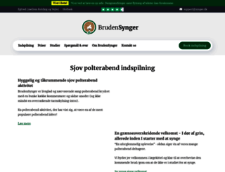 brudensynger.dk screenshot