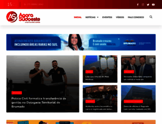 brumadoagora.com.br screenshot