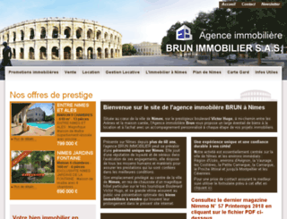brunimmobilier.fr screenshot