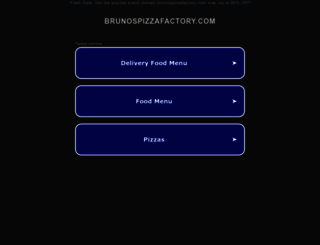 brunospizzafactory.com screenshot