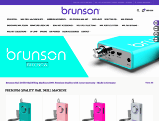 brunsonnaildrill.com screenshot