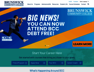 brunswickcc.edu screenshot