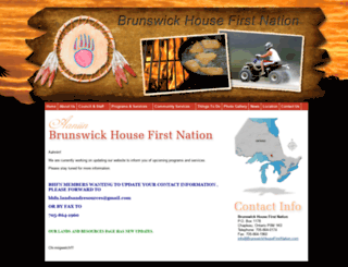 brunswickhousefirstnation.com screenshot
