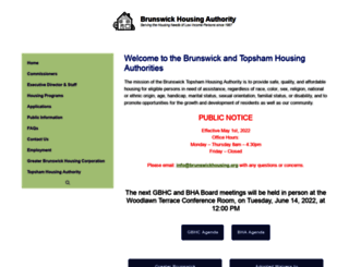 brunswickhousing.org screenshot