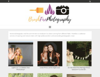 brushfirephotography.com screenshot