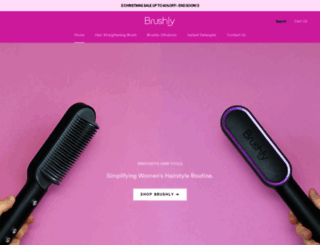 brushlyhair.com screenshot