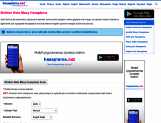 brutten-nete.hesaplama.net screenshot
