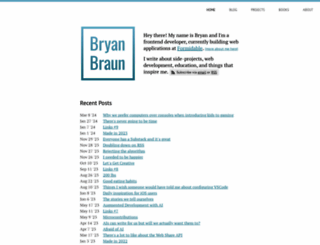 bryanbraun.com screenshot
