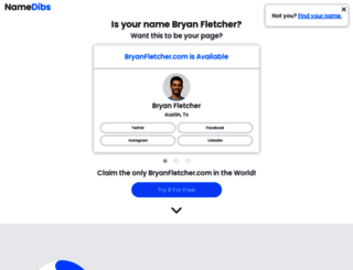 bryanfletcher.com screenshot