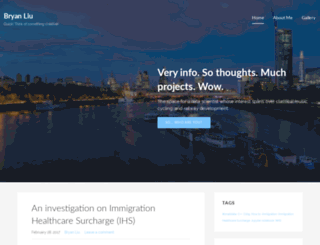 bryanliu.ch screenshot