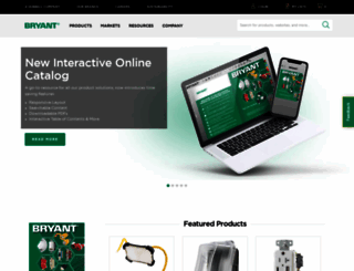 bryant-electric.com screenshot